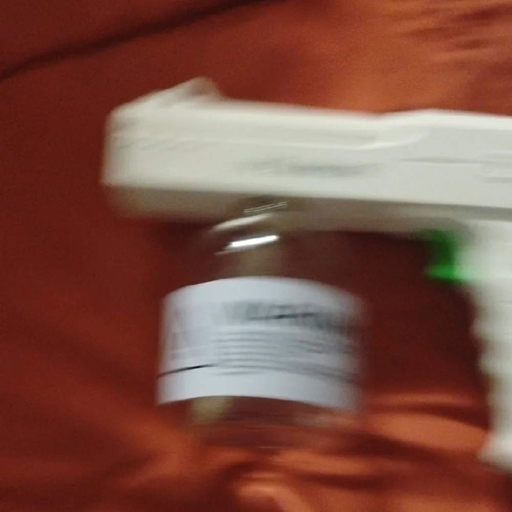 White and Green VR Spray Gun